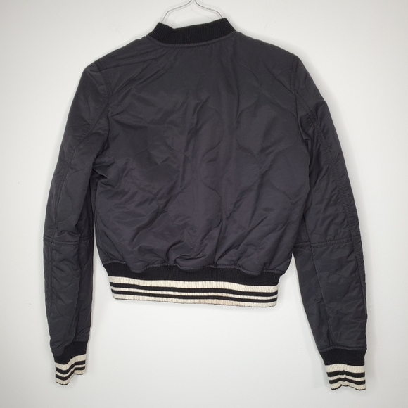 20) AE Reversible Floral Bomber Jacket *As Seen on Jenna Tatum* Sz. S - Picture 7 of 12